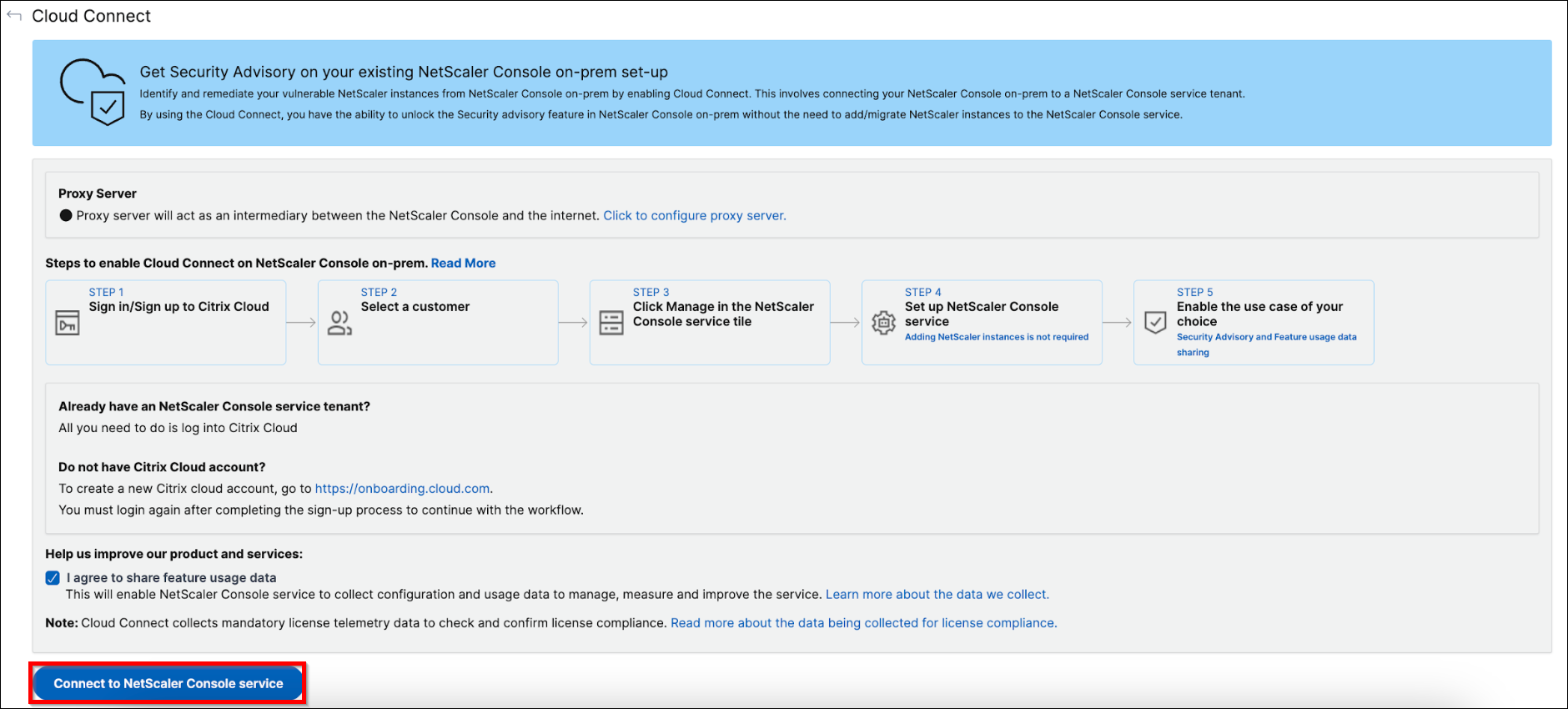 ADM On Prem Cloud Connector NetScaler Application Delivery Management