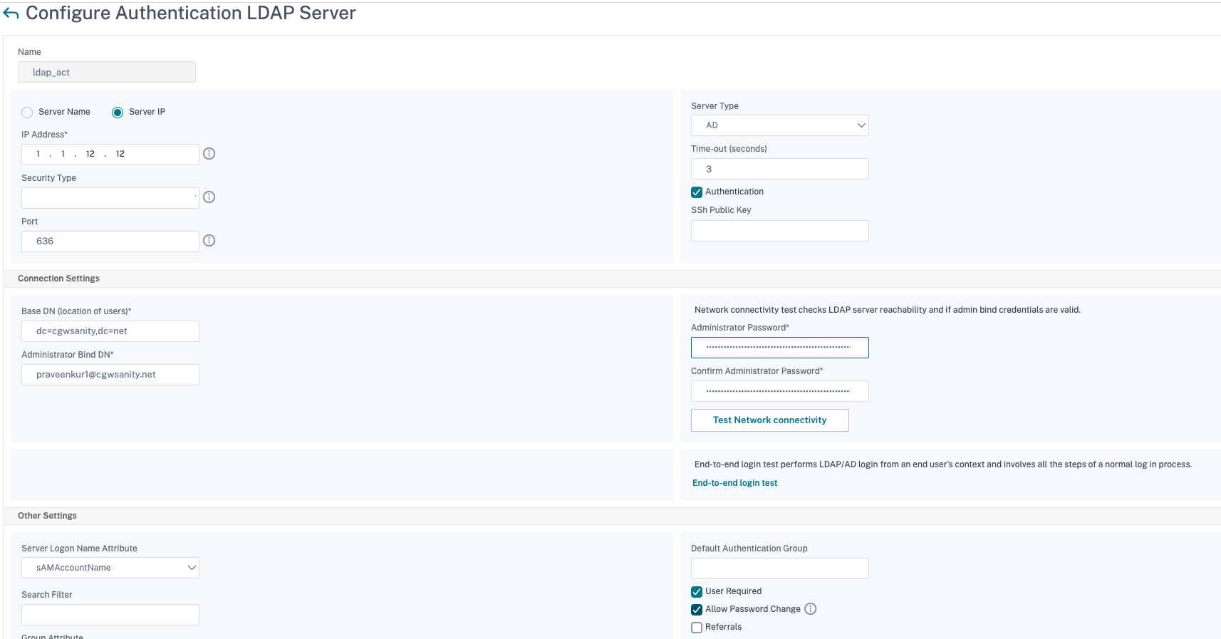 Change plain text to SSL