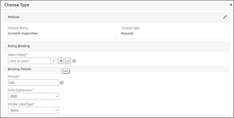 Add a content inspection policy