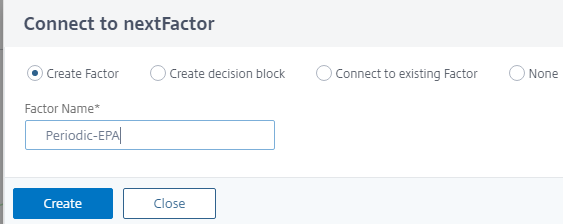 Click to add EPA factor