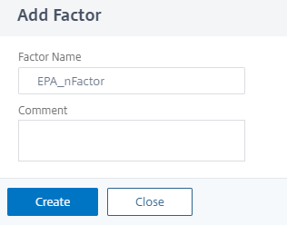 Add a name for the factor