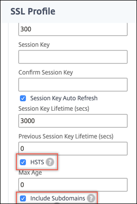 Enable HSTS