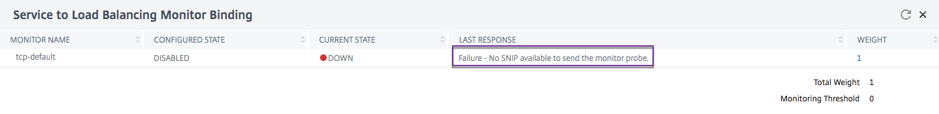 Last response column in service-monitor binding page