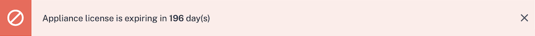 License expiry due GUI banner