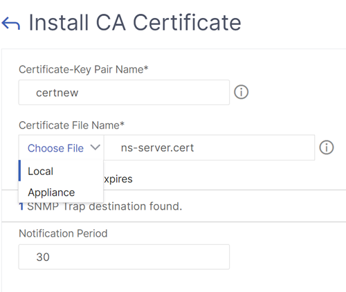 CA certificate2