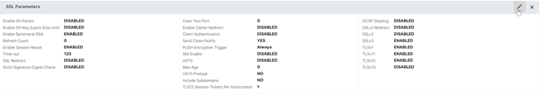 Edit SSL profile