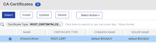 Root certificate