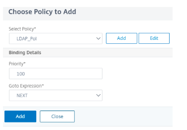 LDAP policy