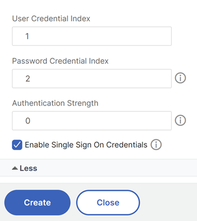 Create authentication login schema