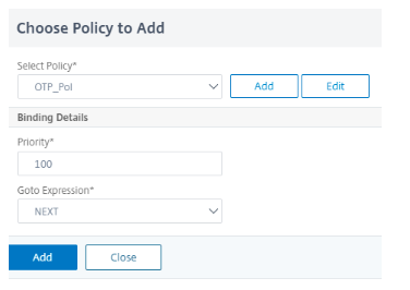 Add LDAP authentication policy