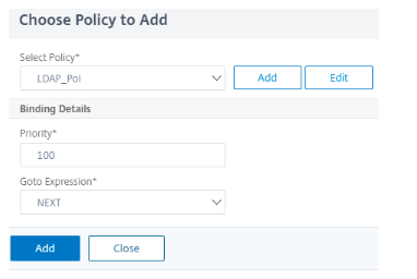 LDAP policy