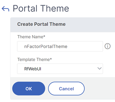 Create portal theme