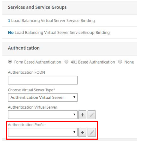 Load balancing virtual server