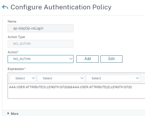 NetScaler logon page