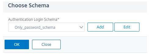 Password schema list