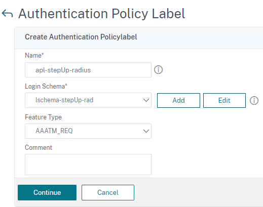 Policy label