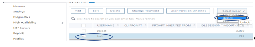 Configure system user unlock