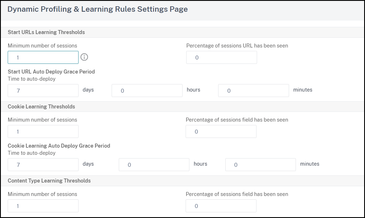 Learned rule section