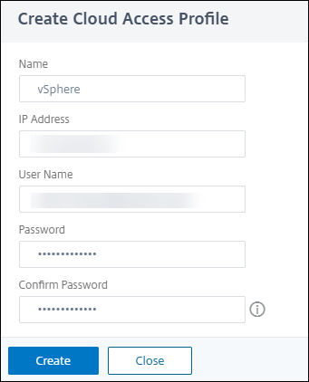 Create a cloud access profile
