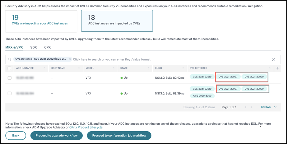 受 CVE-2020-8300 影响的实例