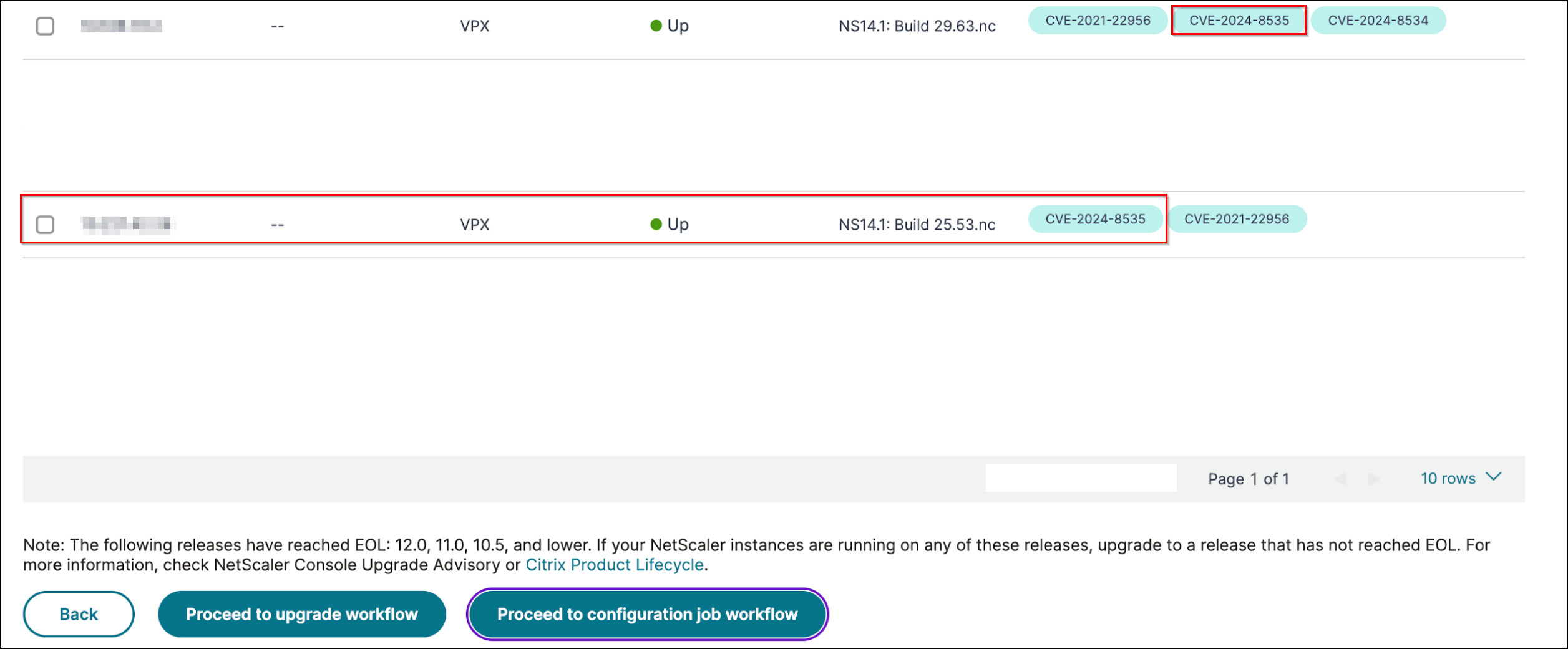 受 CVE-2020-8300 影响的实例