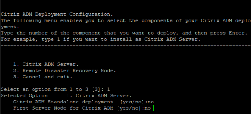 Confirm second node