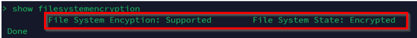 After encryption
