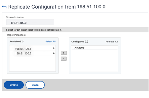 Replicate config