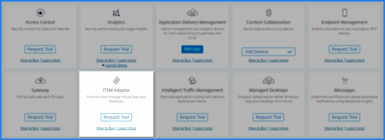 Request an ITSM trial