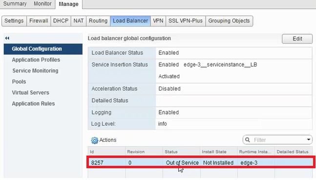 Refresh to view the NIC creation
