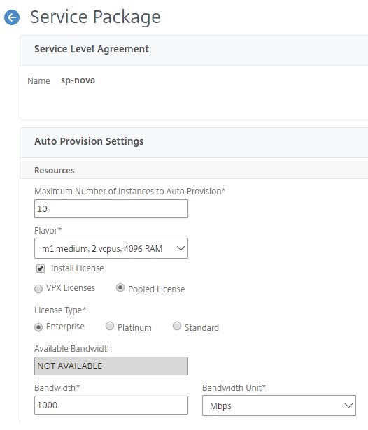 Service Package pool license