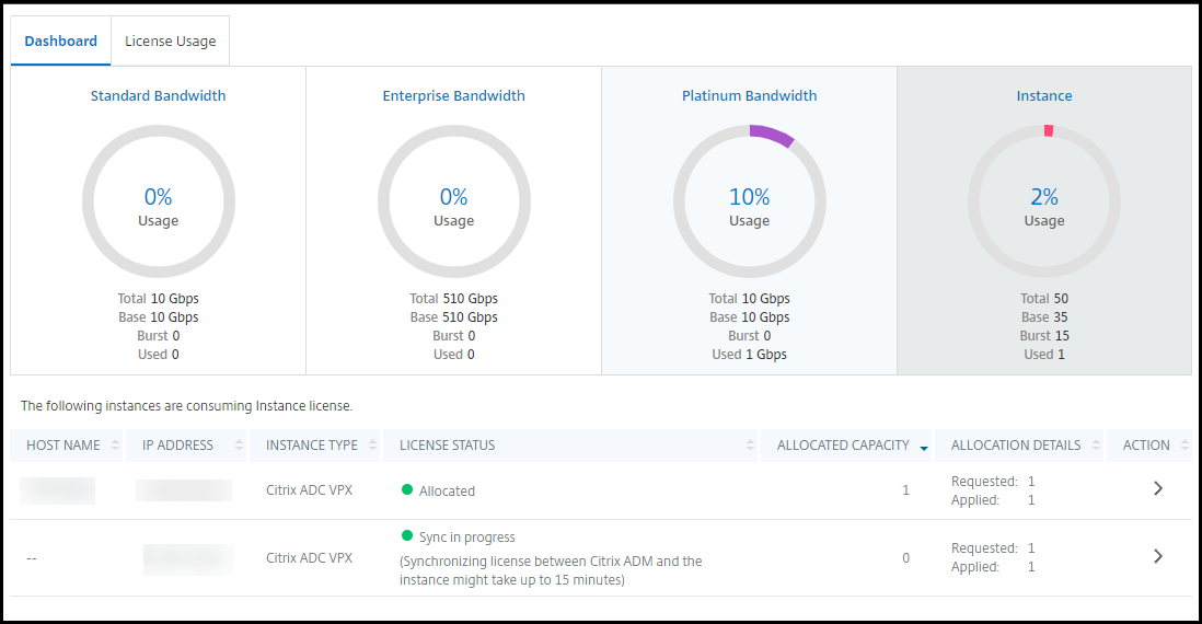 Pooled instances in NetScaler Console