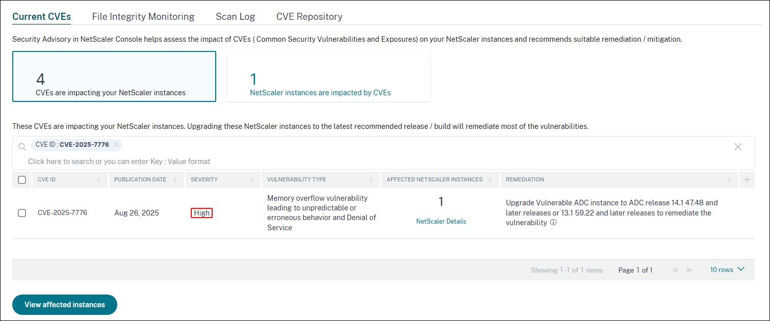 CVE-2025-7776 のセキュリティアドバイザリダッシュボード