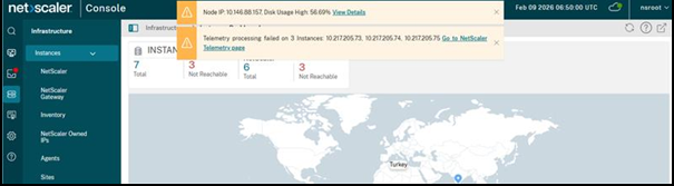 In-product banner