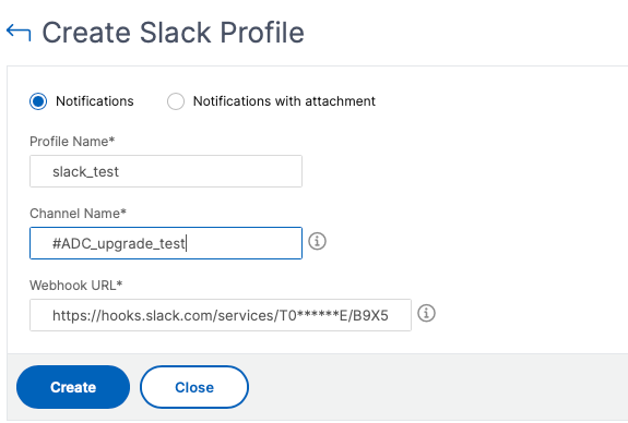 Slack profile