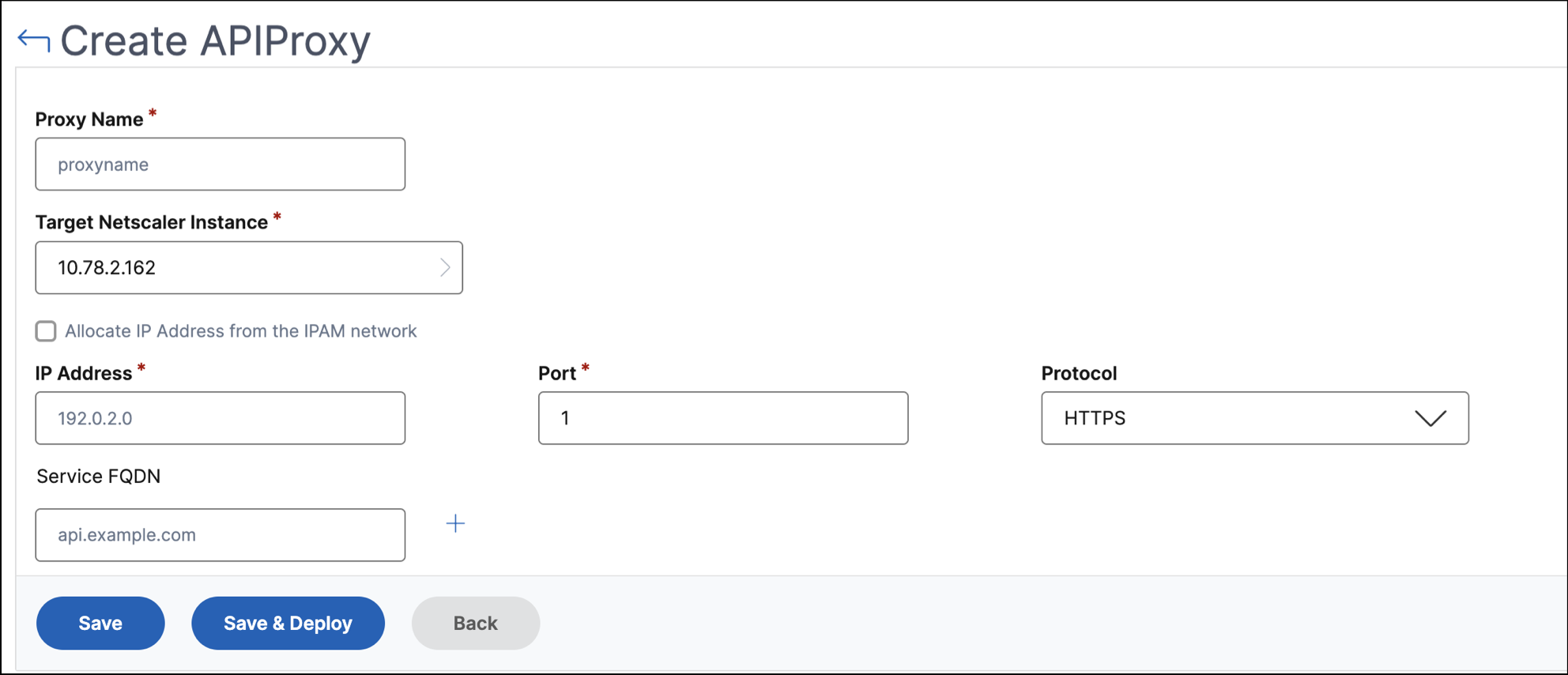 API Proxy