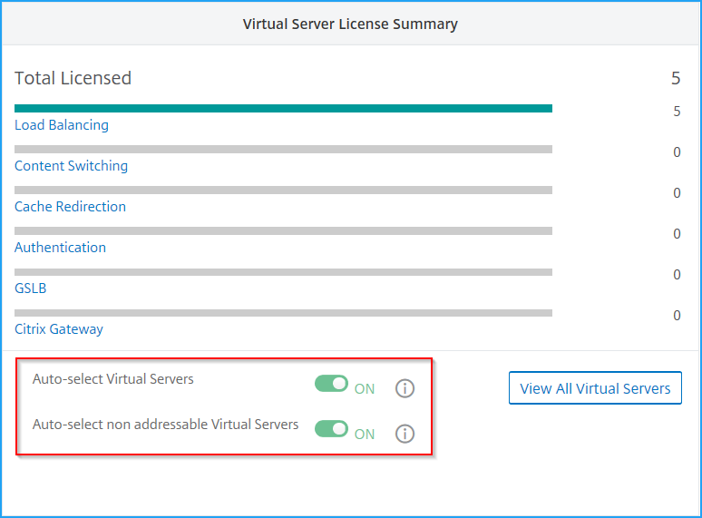 Auto-select virtual server