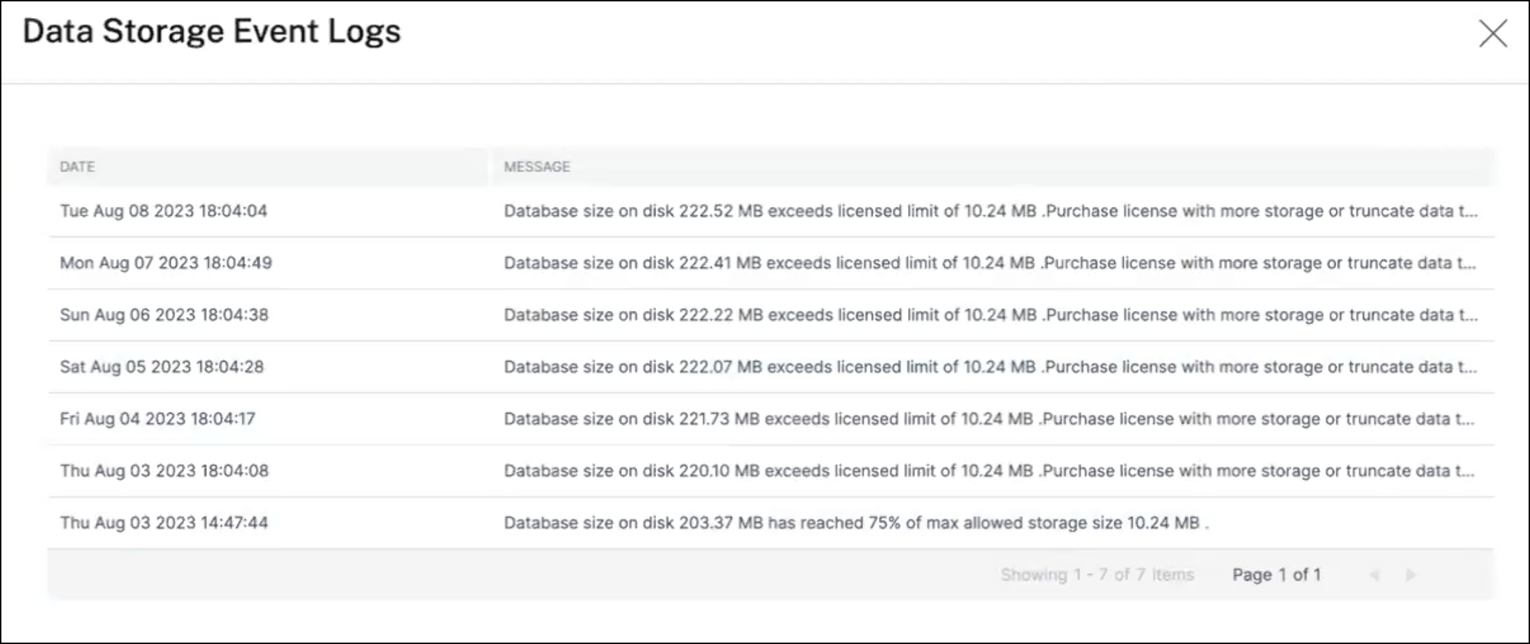 Feature logs