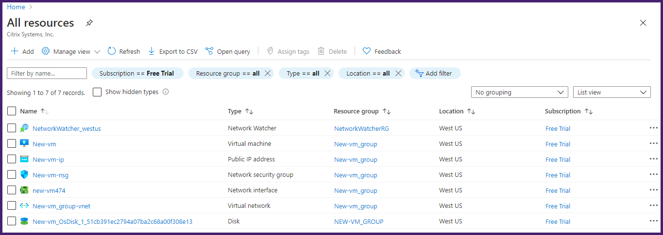 Deploy VM