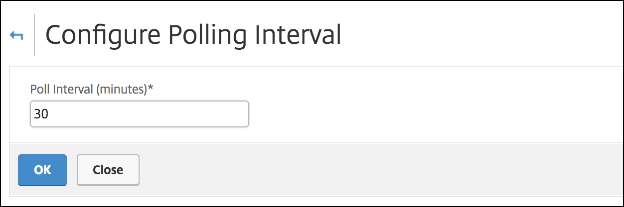 Définir l'intervalle d'interrogation