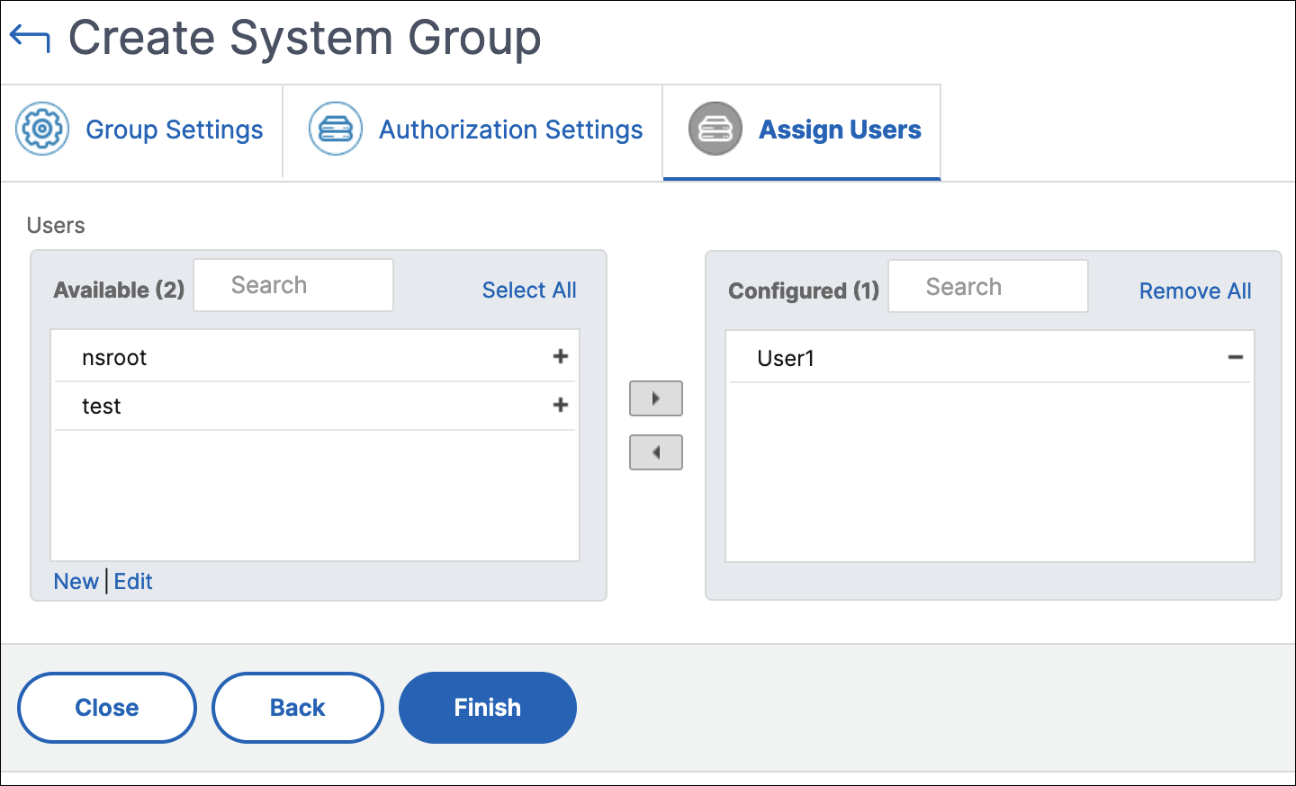 Assign users