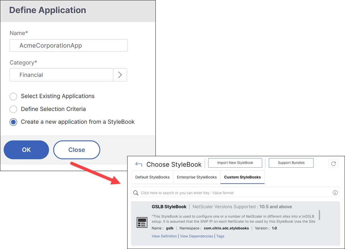 Define an application