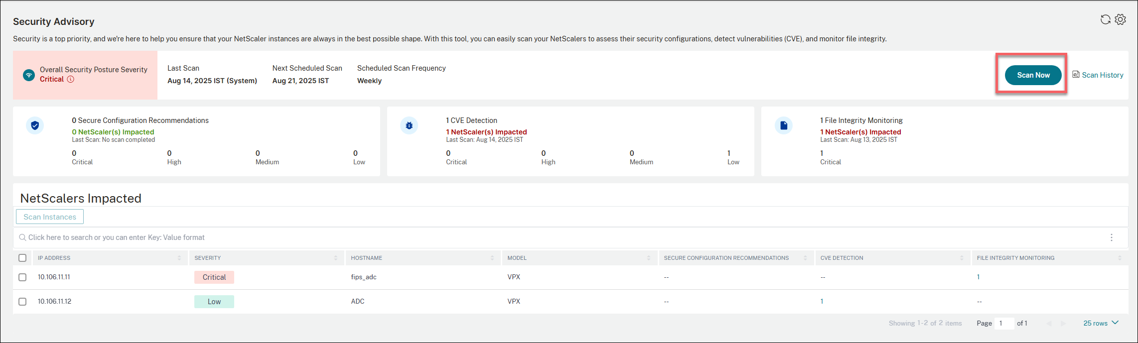 Citrix Cloud notification