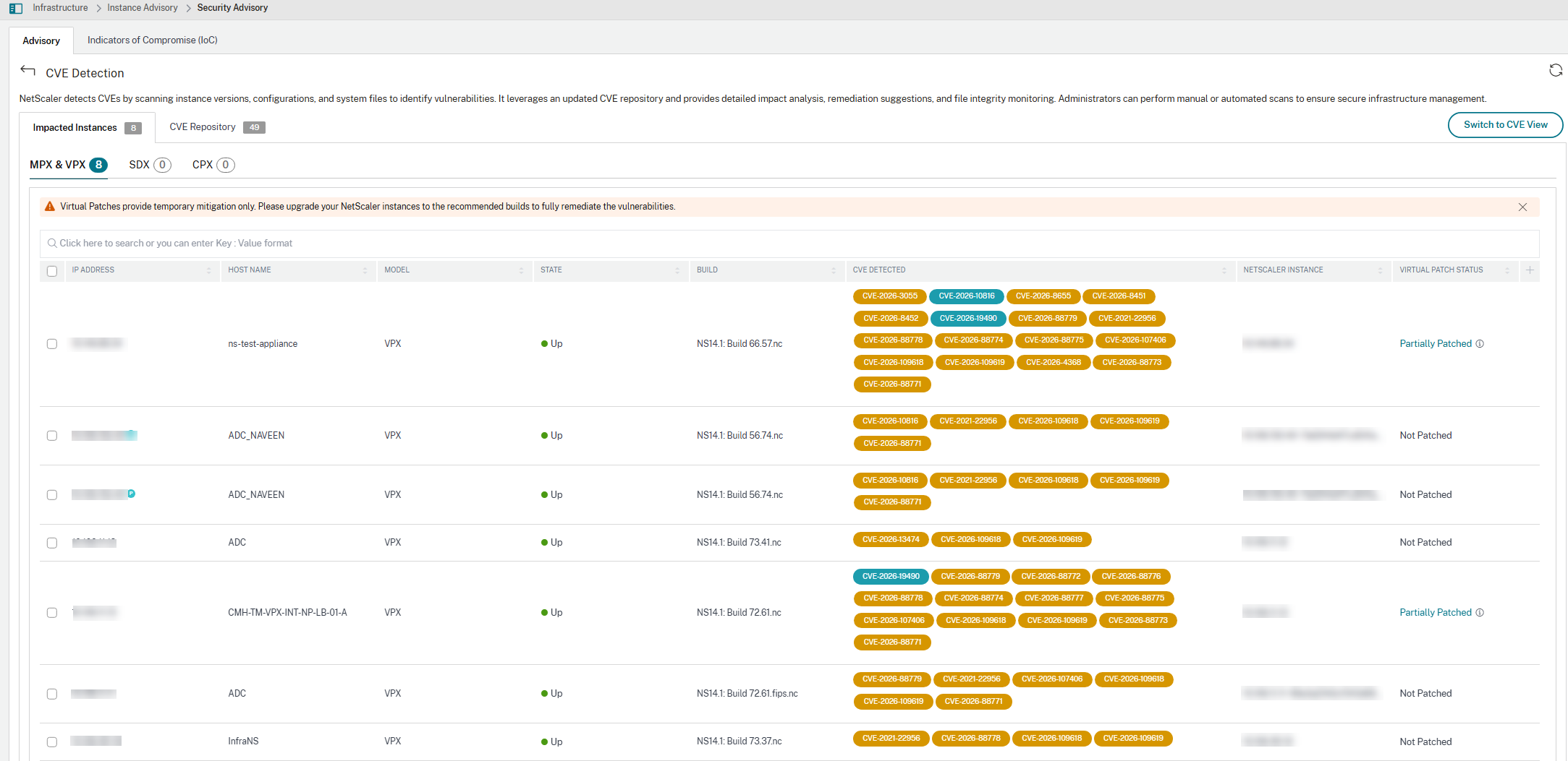 Security advisory dashboard for CVE-2026-109618