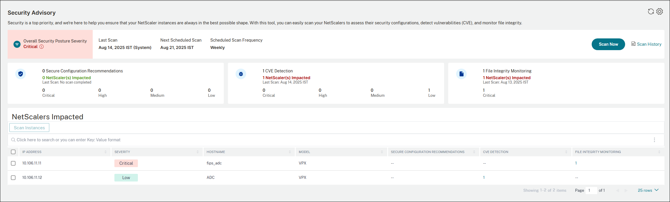 Citrix Cloud notification
