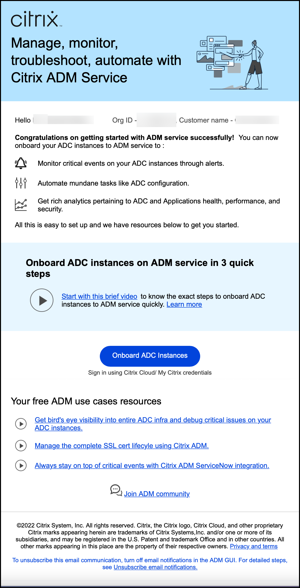 Subscription Email