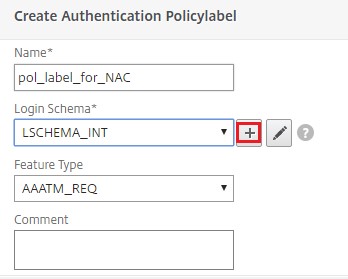 Create login schema