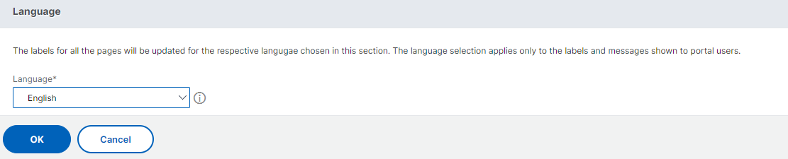String language customizations