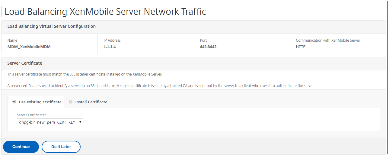 Click to add certificate