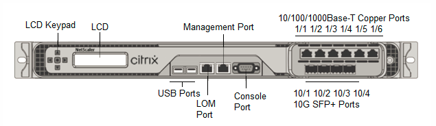 MPX 8900 front panel